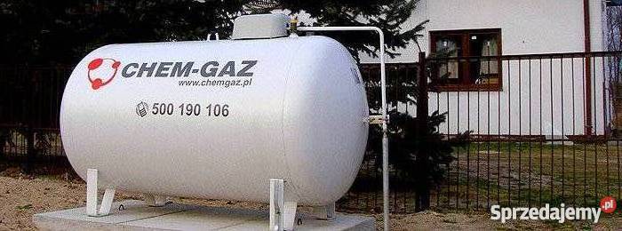 Zbiornik na gaz 2700 l butla na GAZ PROPAN LPG