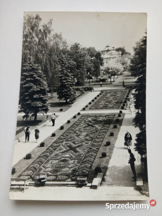 Pocztówka Ciechocinek 1974r Znaczek Dąbrowa Górnicza