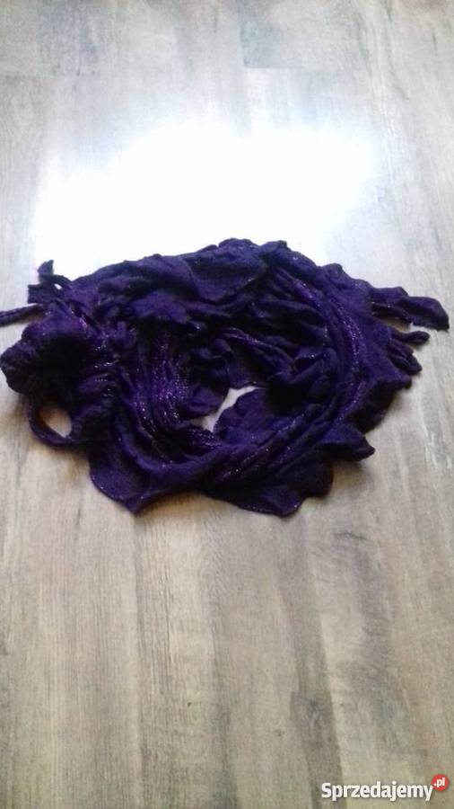 Szalik fioletowy Dla kobiet Iława