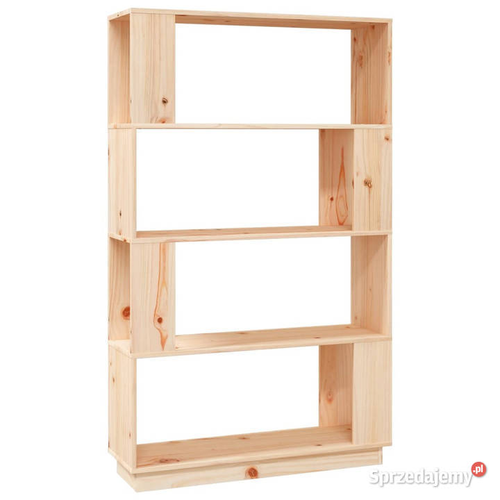 Regał na książkiprzegroda 80x25x132 lite drewno