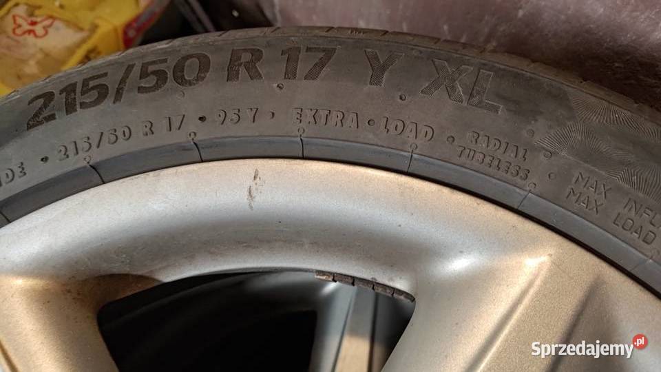 Alufelgi z oponami Continental premium contact 6 Mysłowice sprzedam