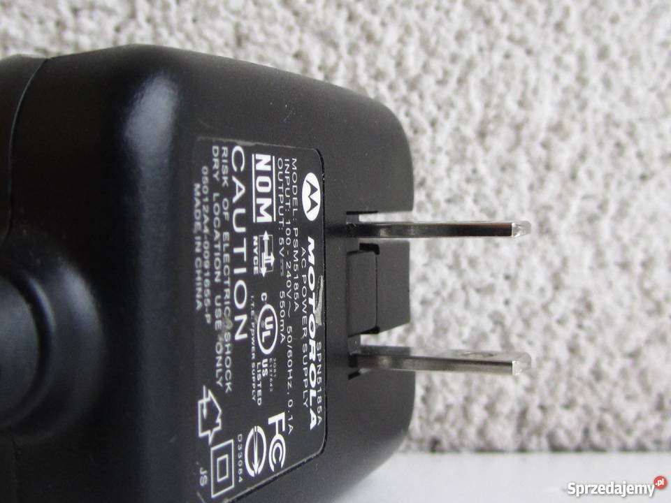 Motorola SPN5185A wyjście 50V 550mA ładowarka Olecko