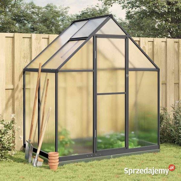 vidaXL Szklarnia z ramą podstawy antracyt Warszawa sprzedam