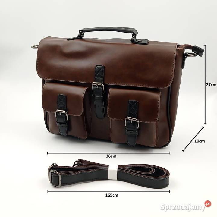 Teczka torba biznesowa skórzana na ramie A Zawiercie sprzedam