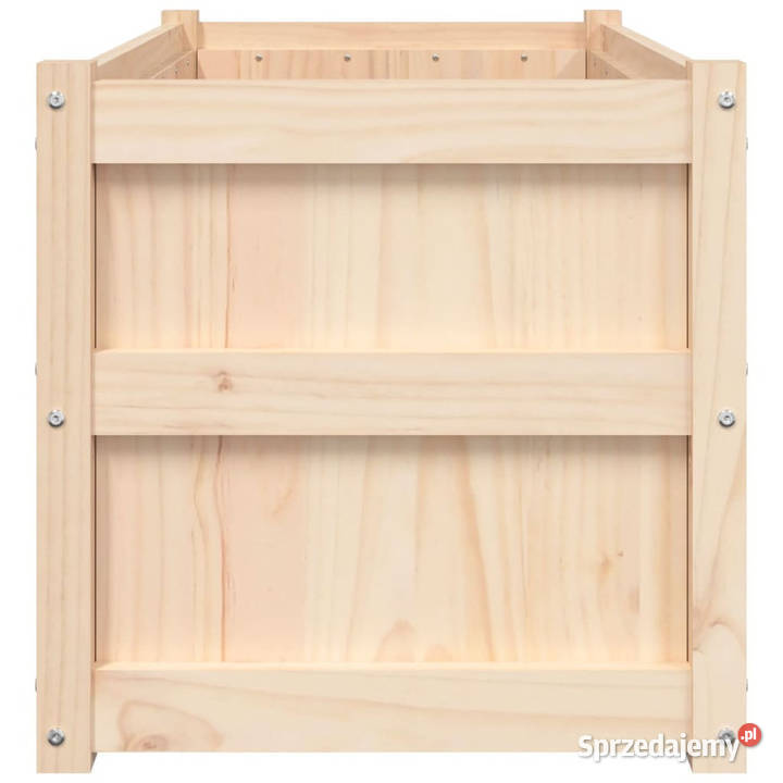 Donice ogrodowe 2 lite drewno sosnowe WM837460 Warszawa