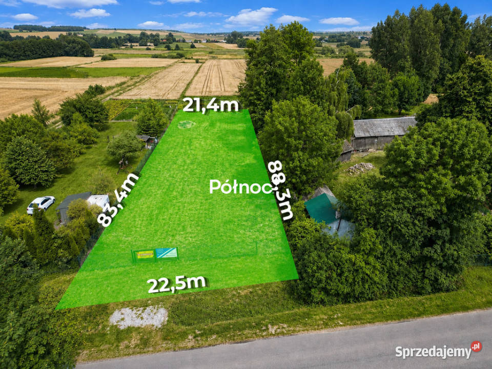 Działka 1826 m z warunkami zabudowy Nowosiółki