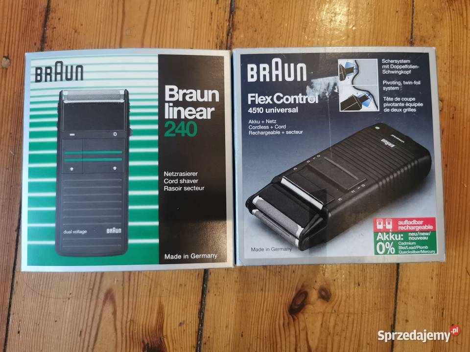 Golarka Braun x 2 sztuki
