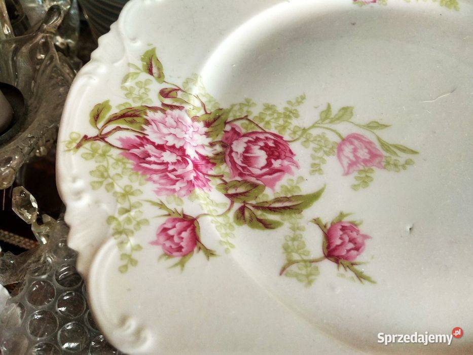 Talerz do drugiego dania Limoges Francja Porcelana i szkło Gdańsk