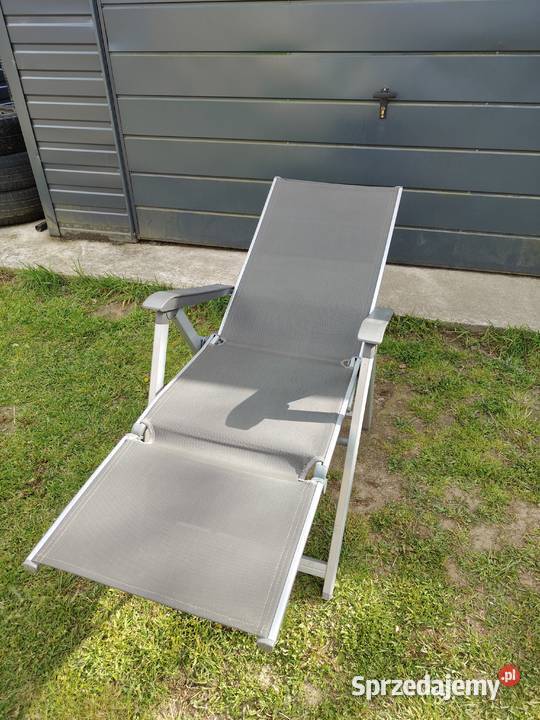 Leżak aluminiowy z siatki Kettler regulowany Aleksandrów Łódzki sprzedam