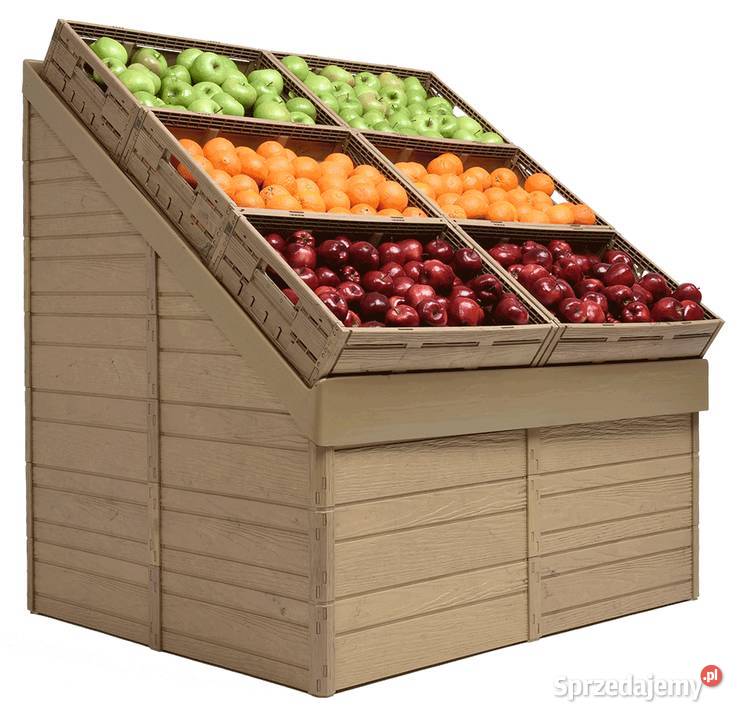 Skrzynka drewnopodobna składana plastikowa Kraków