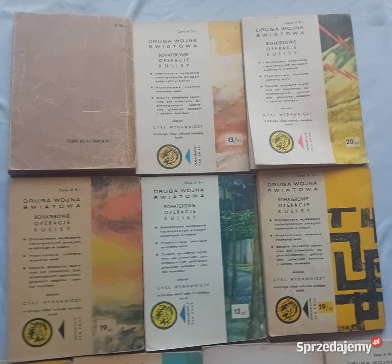 Zestaw 10 książeczek z serii Żółty Tygrys Lata Koźminek