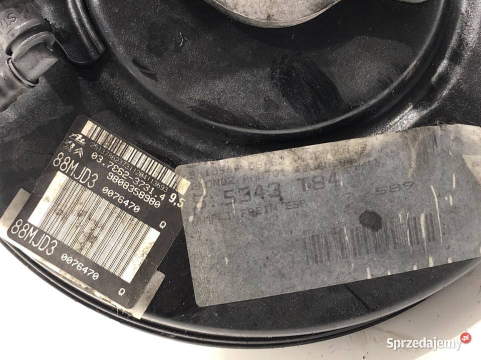 SERWO HAMULCOWE PEUGEOT 3008 Hatchback 0917 16 Wspomaganie hamulca