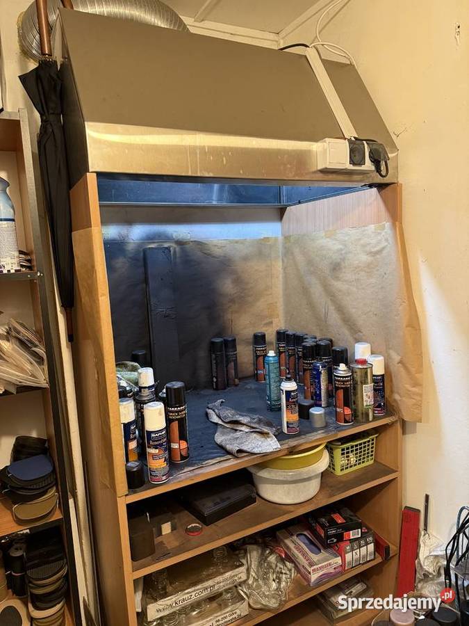 Komora do odciągu warsztat pracownia szewska