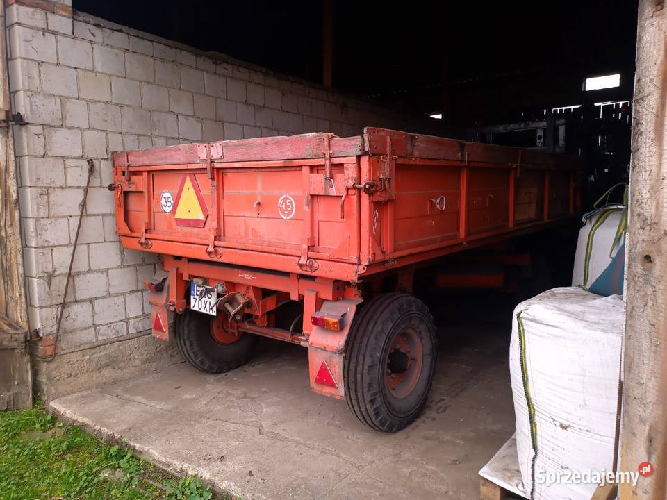 Przyczepa ciężarowa rolnicza Gosielmasz łódzkie Leźnica Wielka