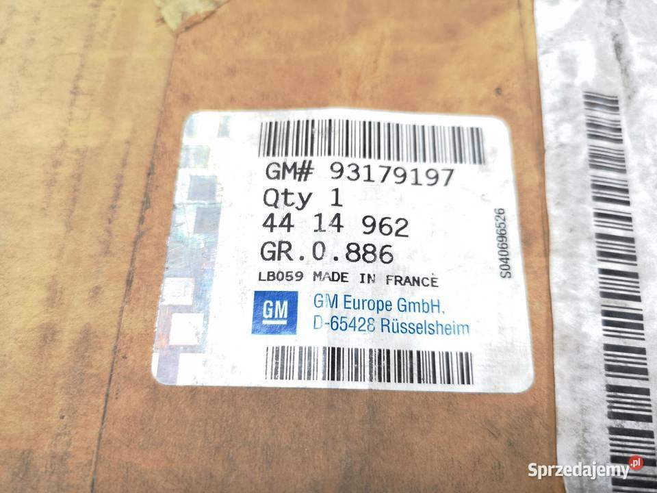 SPRZĘGŁO TARCZ DOCISK OPEL MOVANO 0110 19 DTI sprzedam