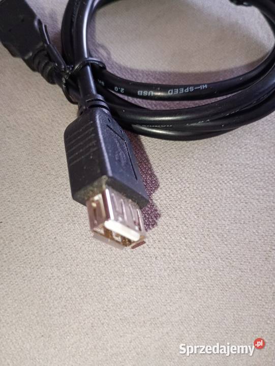 kabel przewód przedłużacz USB A długość 1m Szczecin