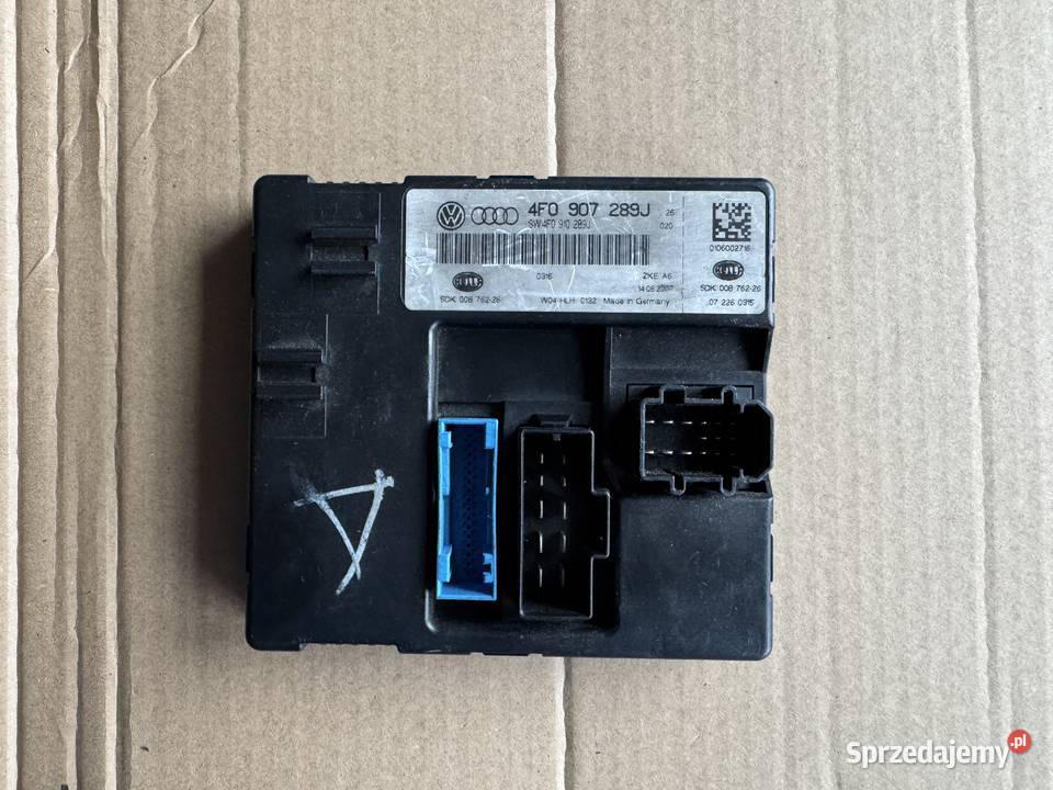 4F0907289 MODUŁ KOMFORTU AUDI A6 C6 4F0907289J