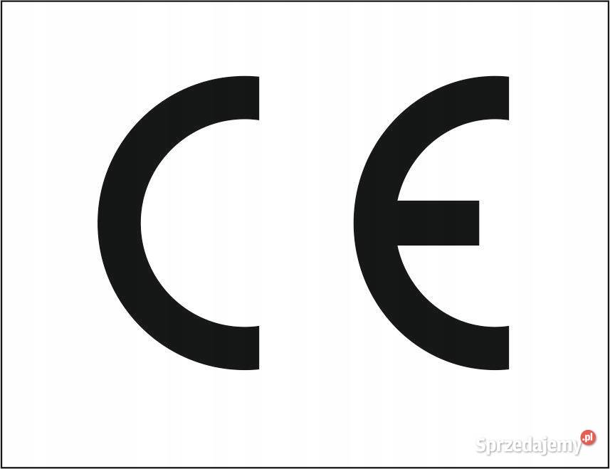 Naklejka certyfikat CE BHP 4 x 65 biała 100 Kamionna