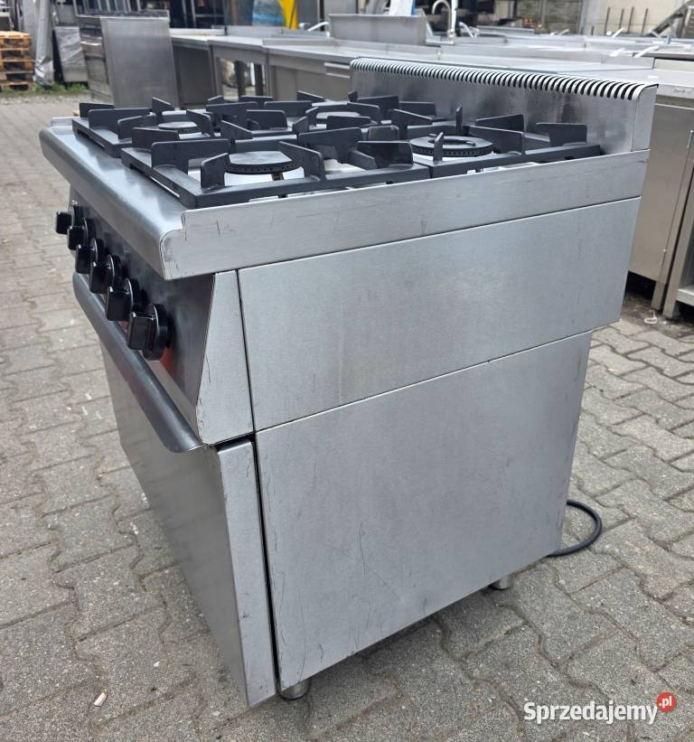 Kuchnia Gaz 4 Pal Piekarnik Elekt STALGAST M1582 Nowe Skalmierzyce