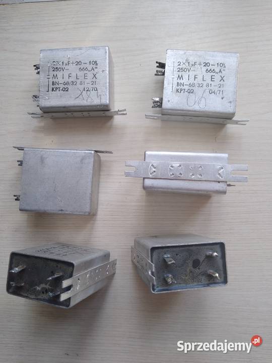 Kondensator KPT02 2 x 1uF250V Prostyń