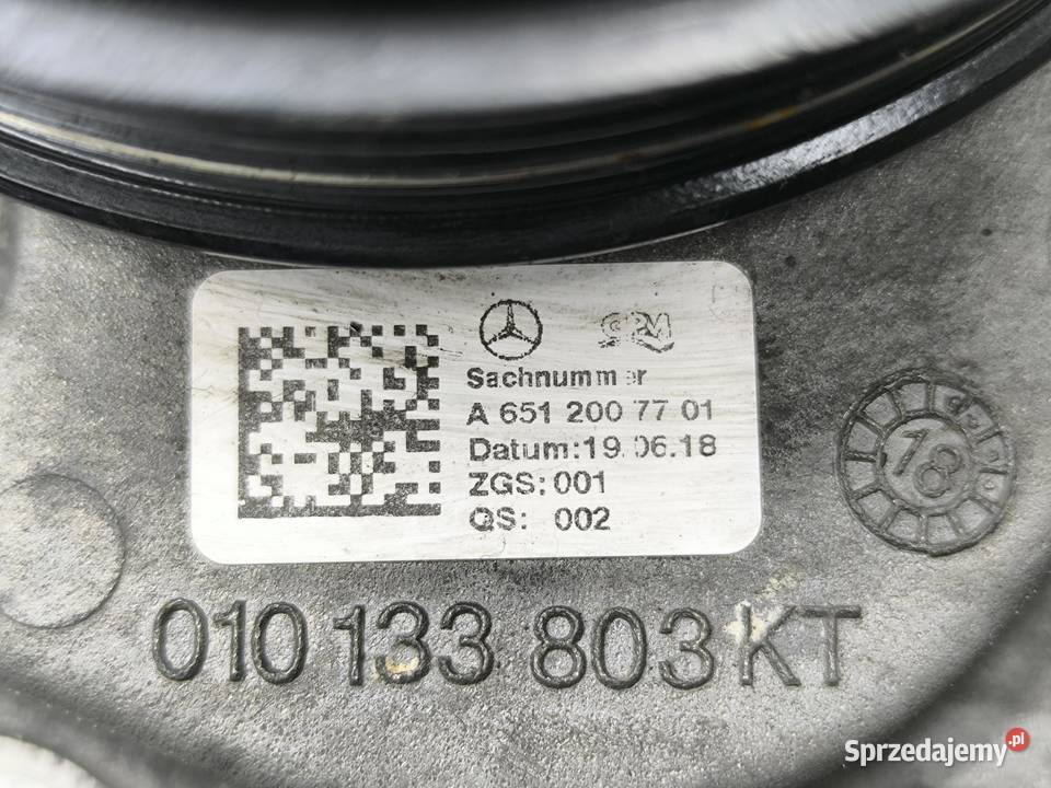 POMPA WODY MERCEDES EKLASA W212 22 CDI