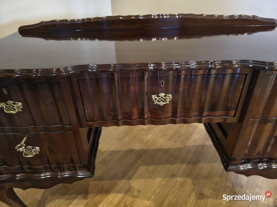 Kultowe piękne biurko w stylu hipendille mazowieckie sprzedam