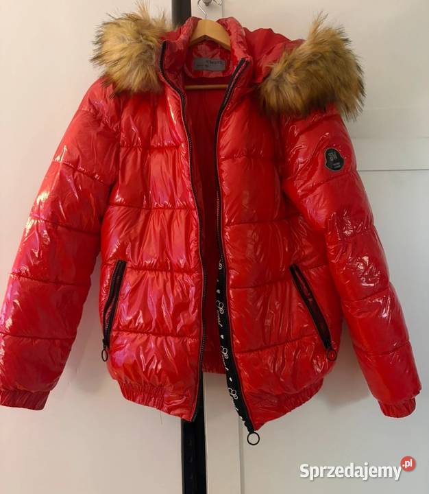 Kurtka jesień zima czerwony Kolbuszowa Dolna sprzedam