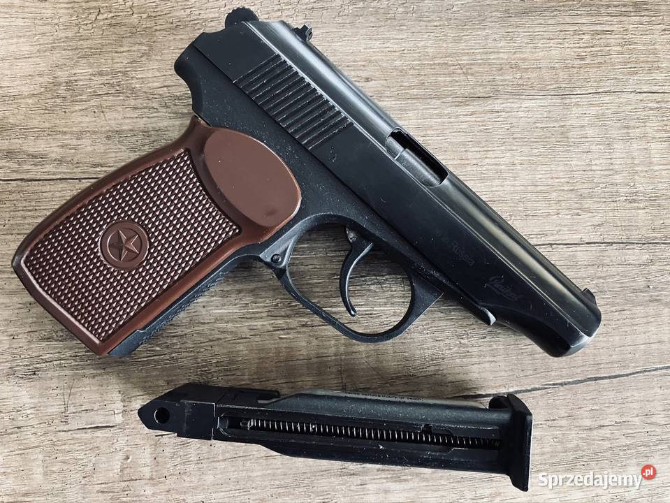 Pistolet wiatrówka CO2 Makarov Baikal MP654k