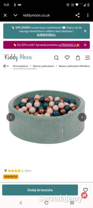 Suchy basen z piłeczkami