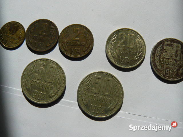 Stare monety 1962 r Stoinki 7 sztuk 5 zl Numizmatyka