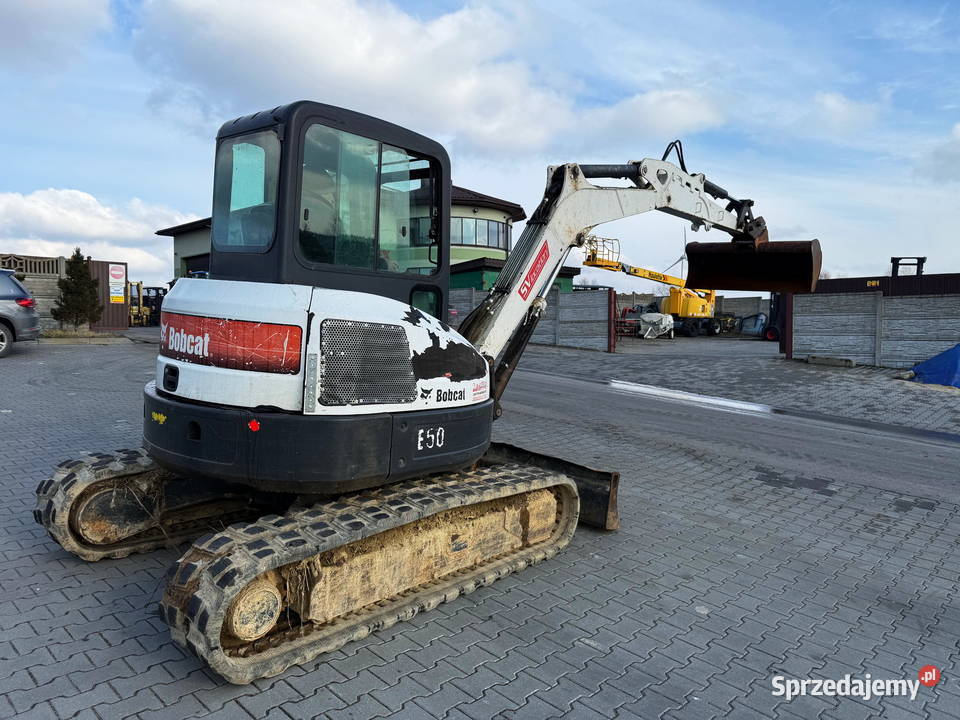 minikoparka BOBCAT E50 kabina waga 5000 gumowe nie Działoszyn