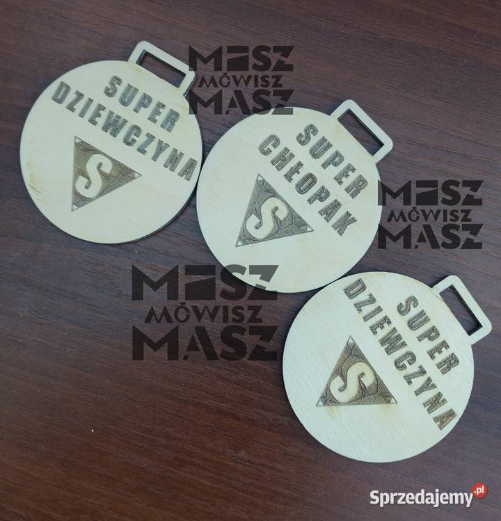 Medal SUPER na dzień dziewczynki chłopaka Rękodzieło Racot