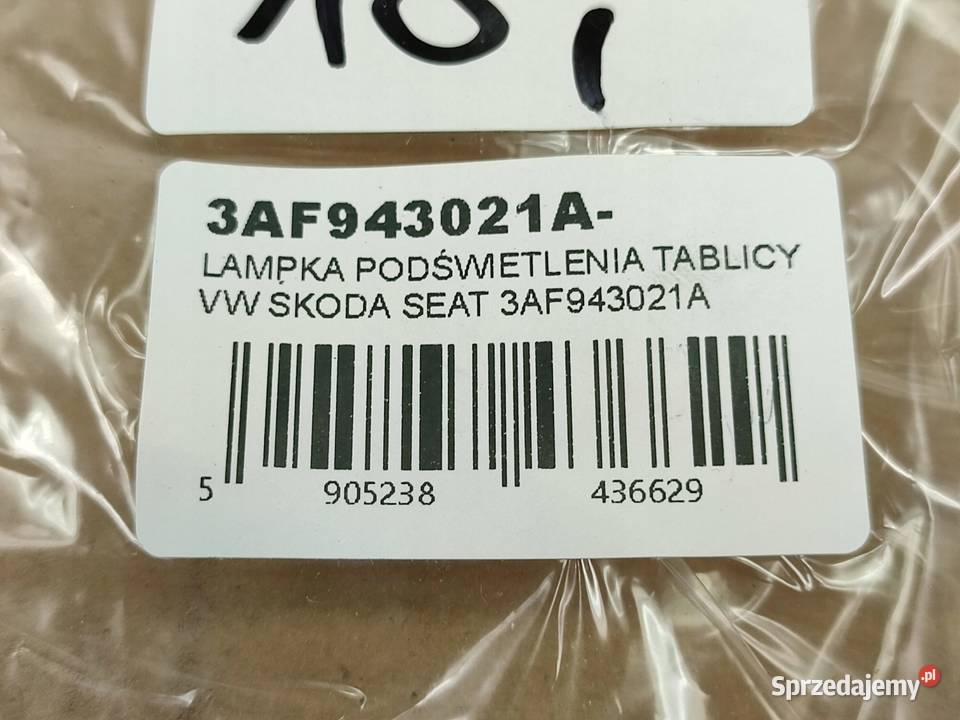 LAMPKA PODŚWIETLENIA TABLICY VW SKODA SEAT Oświetlenie sprzedam
