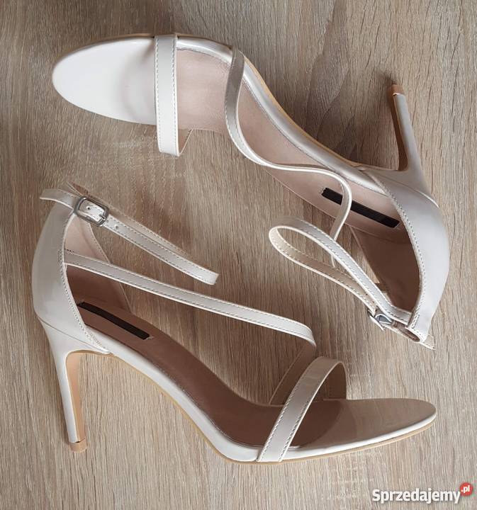 Nowe beżowe szpilki Lost Ink 40 nude sandały Rozmiar 40 Szczecin