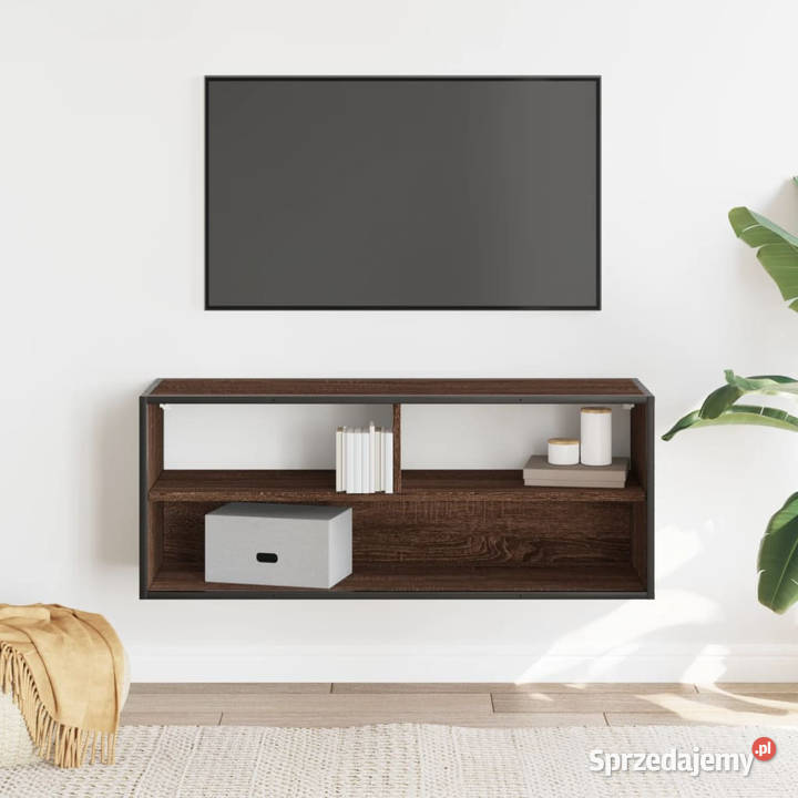 Szafka pod telewizor brązowy dąb 100x31x395 Warszawa