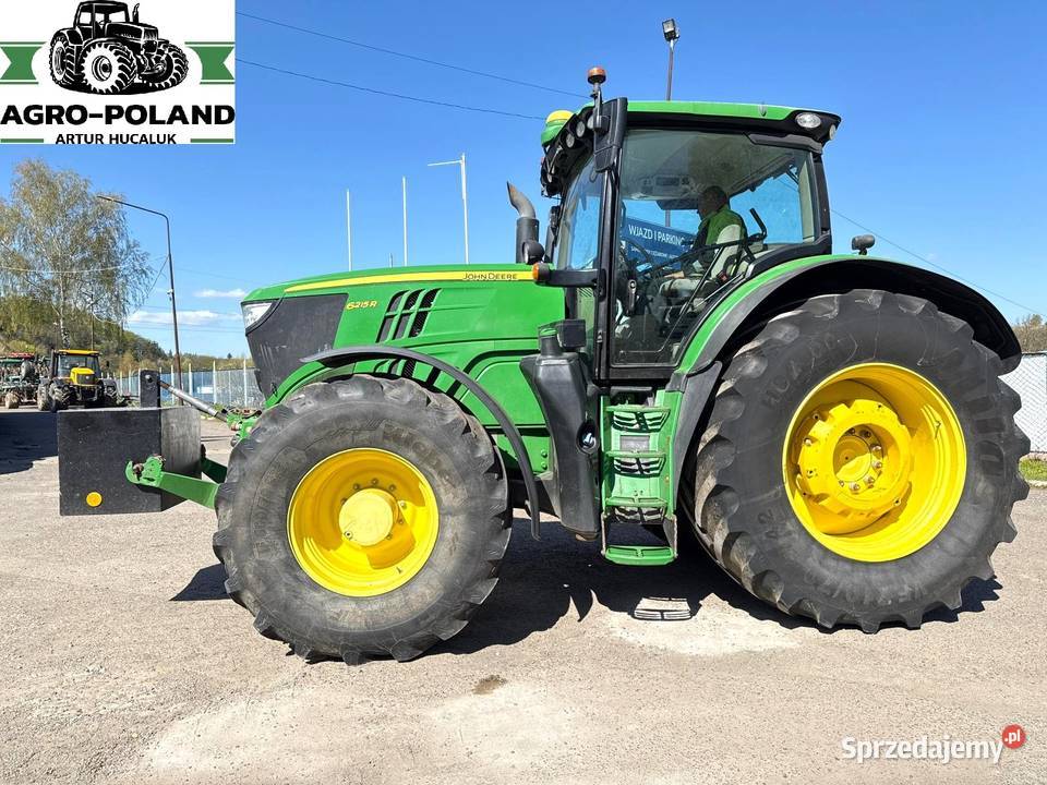 Ciągnik rolniczy John Deere 6215 R 2015 50 H GPS John Deere dolnośląskie Kudowa-Zdrój sprzedam