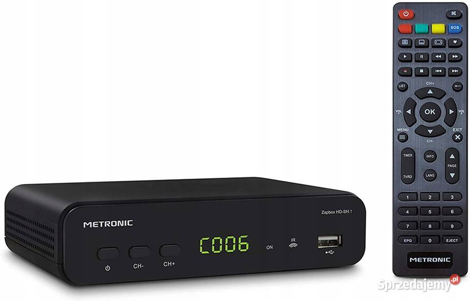 Dekoder DVBT2HEVC METRONIC Zapbox Warszawa