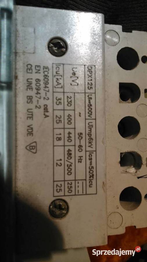 Wyłącznik mocy DPX 125 Kraków