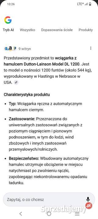 Wyciągarka ręczna Dutton Lainson Company mazowieckie Radom