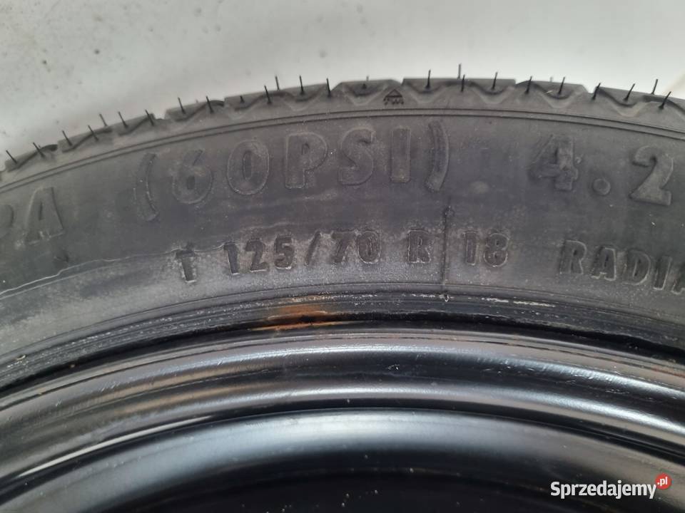 KOŁO DOJAZDOWE ZAPASOWE Audi Seat Vw Golf V Chełm