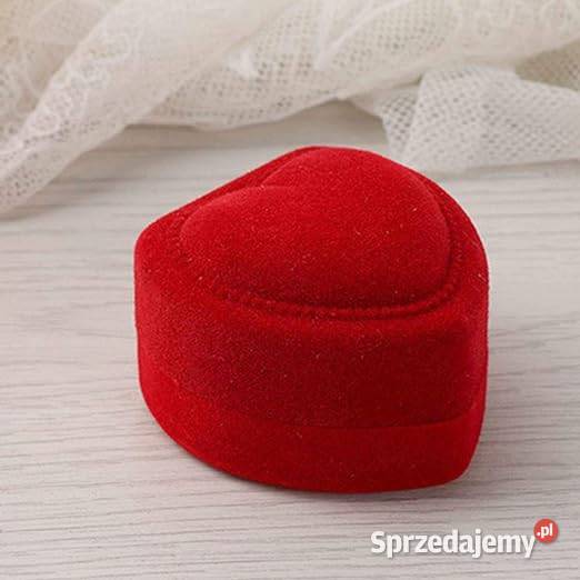 Aksamitne pudełko w kształcie serca na mazowieckie Płock