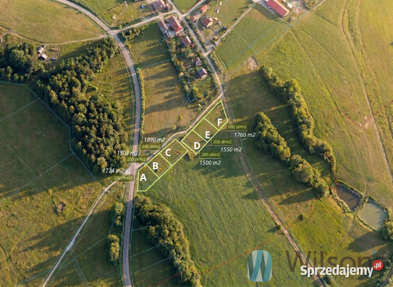 Grunt 1550m2 Osławica