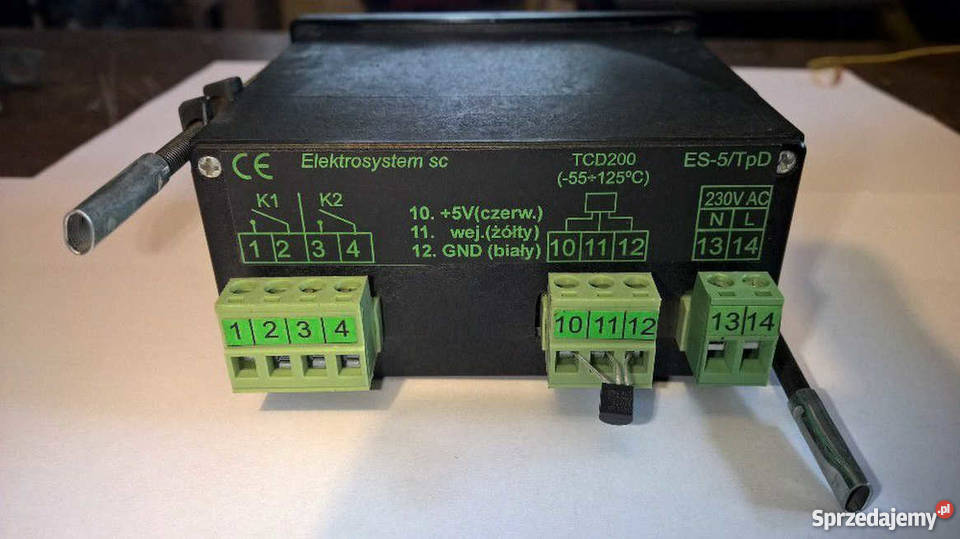 Regulator temp ES5TpD produkcji polskiej Zielona Góra