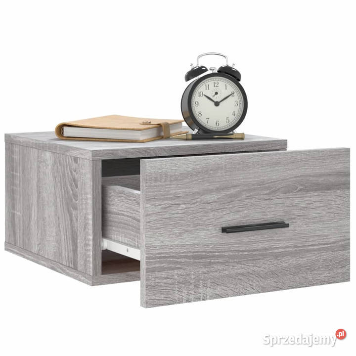 Wisząca szafka nocna szary dąb sonoma 35x35x20 Pozostałe Warszawa