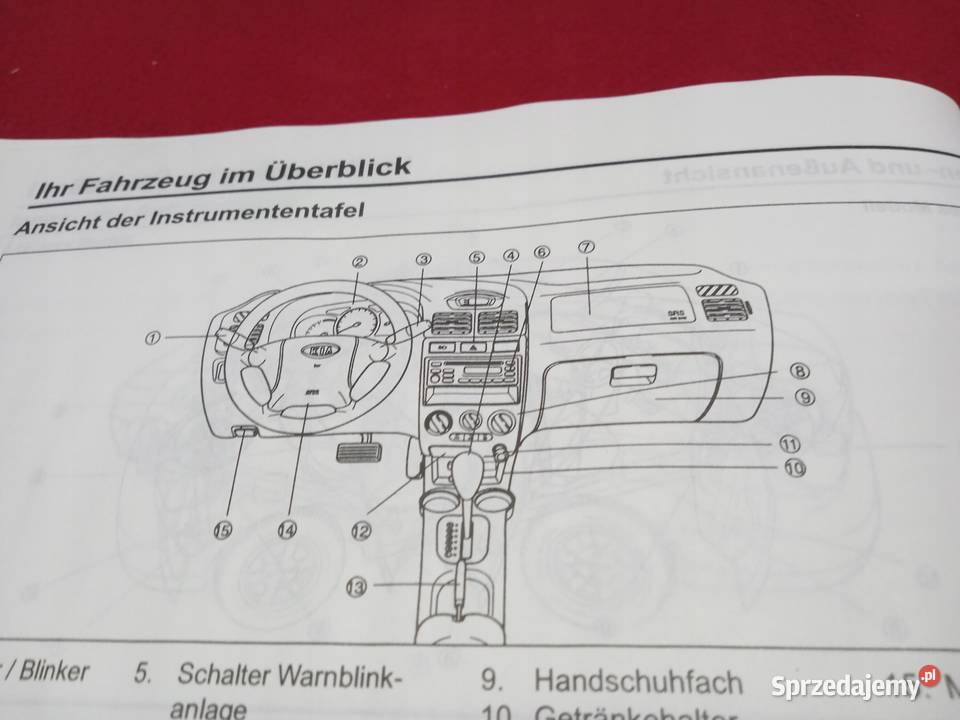 KIA RIO Instrukcja książka gwarancyjna Etui
