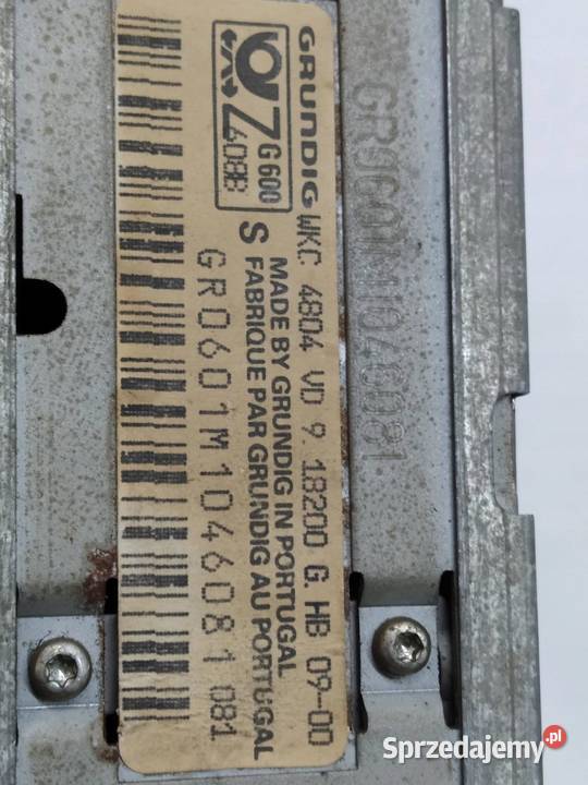 RADIO GRUNDIG 4804VD REVERSE VW Volkswagen Lupo