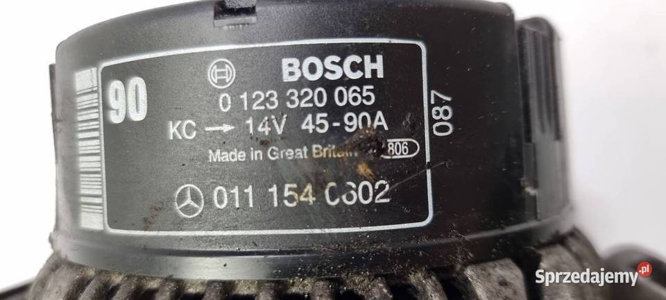 ALTERNATOR MERCEDES SPRINTER 208 012332006 osobowe Pozostałe Lipno sprzedam