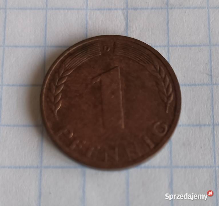 1 FENIG 1 PFENNIG 1949 D NIEMCY lubelskie Piszczac
