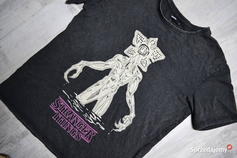 Cropp Koszulka Stranger Things szara S M Płock