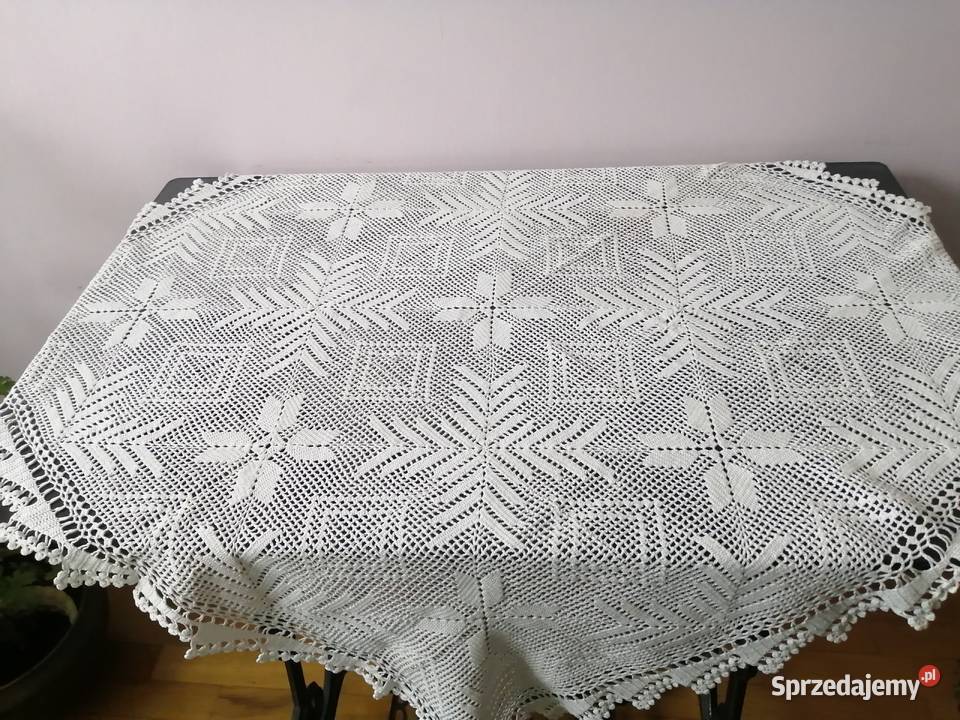 obrus serweta antyk staroć szydełkowa Gdynia